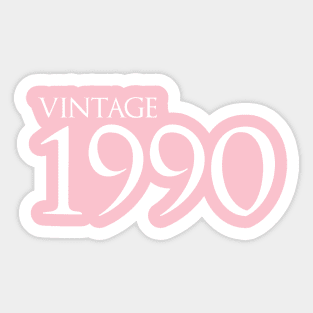 Vintage 1990 Sticker